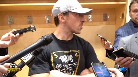 Locker Room Raw: Brad Marchand | 🎥 Brad Marchand meets with the media after scoring two third ...