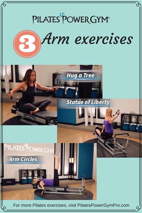 Check out these arm exercises on the Pilates Power Gym - great for beginners to tone and ...