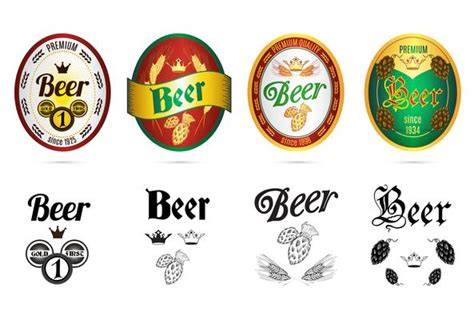 Beer Label Vector Art, Icons, and Graphics for Free Download