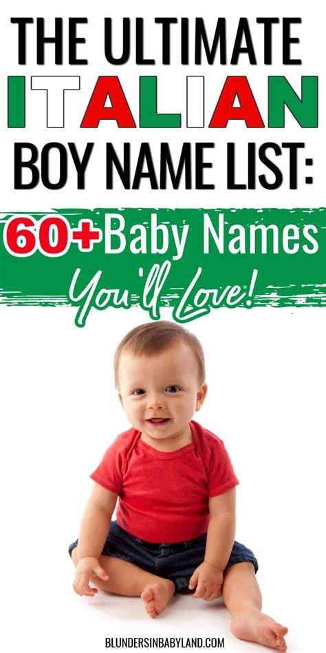 Italian Boy Name List - Italian Baby Names - Baby Names from Italy ...