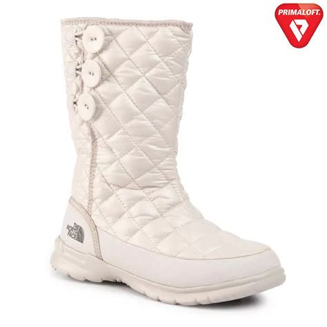 The North Face Womens Thermoball Button Up Insulated Winter Boots (Pum