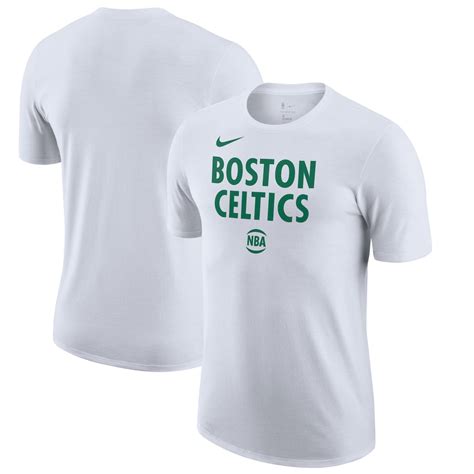 Men's Nike White Boston Celtics 2020/21 City Edition Logo T-Shirt