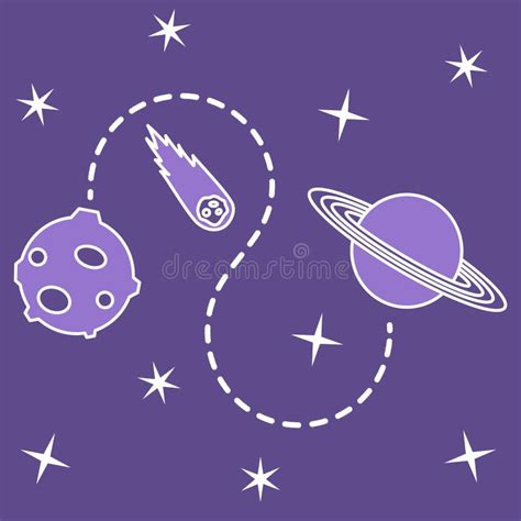 Space Vector Background. Astronomy. Science Stock Vector - Illustration of system, satellite ...