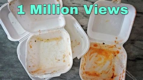 Foam takeout container/Best Decoupage craft /how to recycle styrofoam bo... | Styrofoam crafts ...