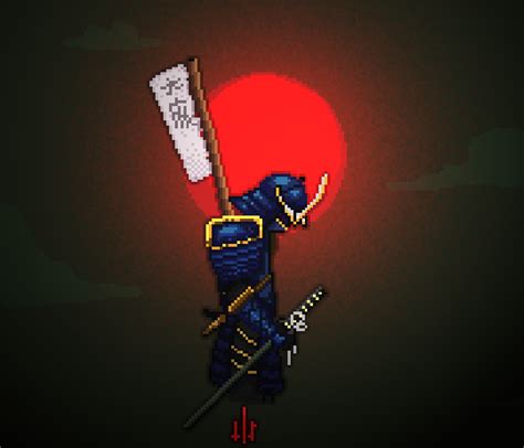 Samurai Pixel Art by thalele on DeviantArt