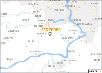 Stafford (United States - USA) map - nona.net