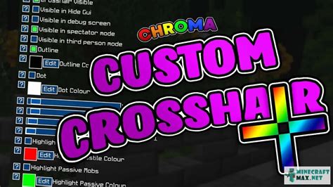 Mod Custom Crosshair Mod | Download mods for Minecraft