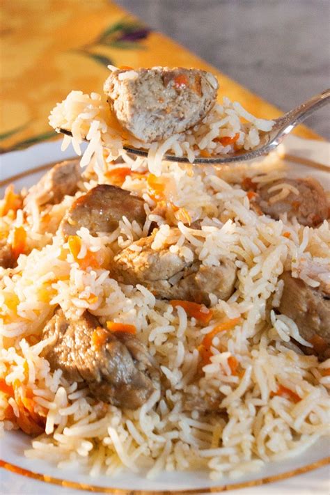 Meat Pilaf - Russian Plov Recipe