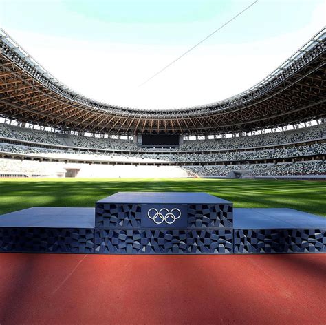 Tokyo 2020 Olympics: Take a close up look at the podium for the Tokyo ...