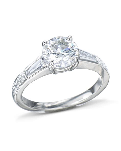 Classic Platinum Diamond Engagement Ring - Turgeon Raine