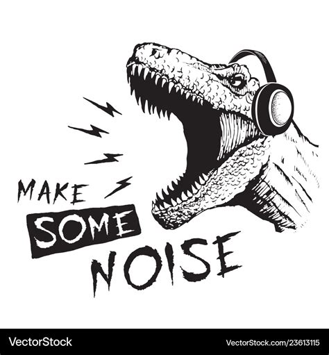 Make some noise Royalty Free Vector Image - VectorStock