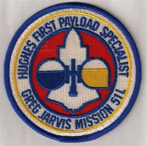 Greg Jarvis - STS-51L - Personal Patch | Space Patch Database