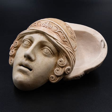 Greek Goddess Athena Mask, Head of Athena with Helmet, Greek Mythology, Museum Quality Greek Art ...