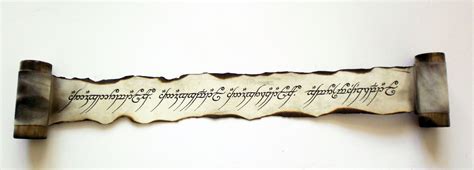 Land of Scrolls: Inscription On The One Ring The Lord Of The Rings And Hobbit Handmade Scroll