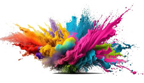 Paint Colour Explosion PNGs for Free Download