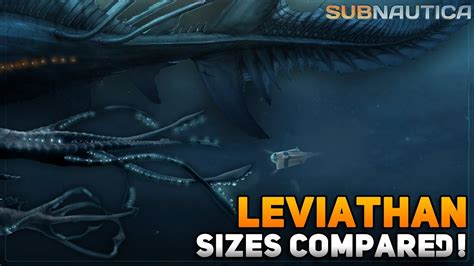 ALL LEVIATHAN sizes compared! | Subnautica & Below Zero - YouTube