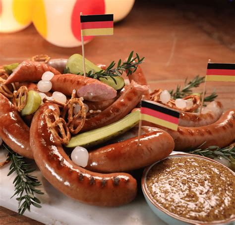 German Weisswurst Platter - Ulis Famous Sausage