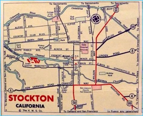 Where is Stockton? | Stockton Map | Map of Stockton - TravelsMaps.Com