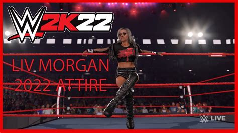 WWE 2K22 - Liv Morgan Updated Attire 2022 - YouTube