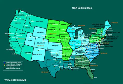 Map United States District Courts - Direct Map