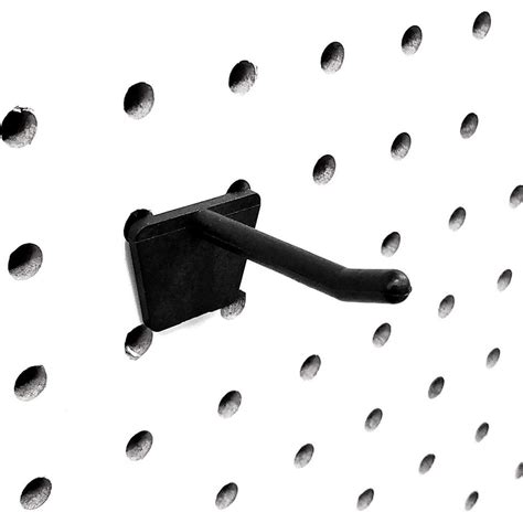 2" Plastic Economy Peg Hooks for Slatwall and Pegboard, Black, 50 Pack - Walmart.com - Walmart.com