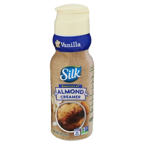 Silk Vanilla Almond Liquid Coffee Creamer - Shop Coffee Creamer at H-E-B