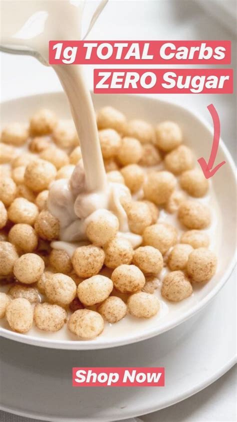 The Cereal SchoolZero Sugar, Low Carb Cereal | Low carb cereal, Food, Carbs