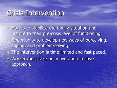 PPT - Crisis Intervention PowerPoint Presentation, free download - ID ...