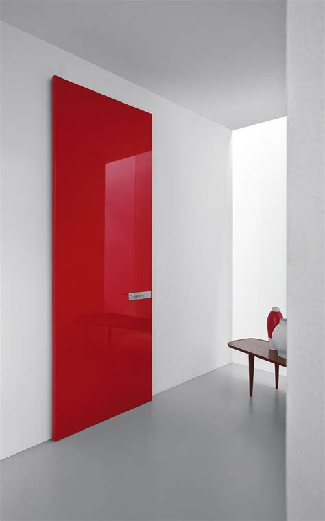 Hinged honeycomb door with concealed hinges OUTLINE By Lualdi design ...