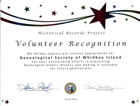 Volunteer Recognition Program Template