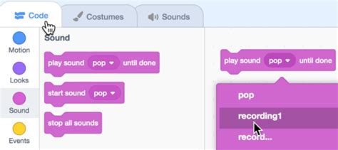 Record a Sound by Scratch | Learn K12