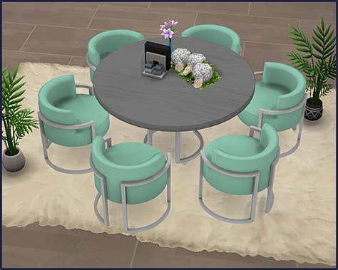 Cappus Sims 4 You - ♥ Set Lora dining room ♥