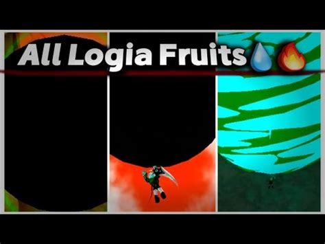 All Logia Fruits Showcase💦🔥| King Legacy!! - YouTube