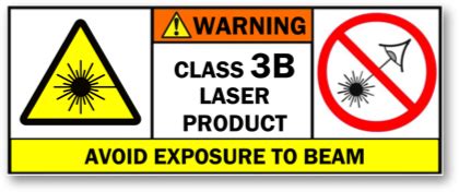 Safety of Class 3B visible-beam lasers