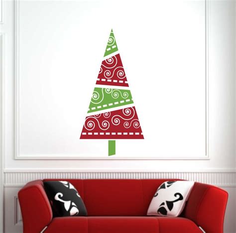 Vinyl Holiday decal / christmas window decals christmas tree | Etsy ...