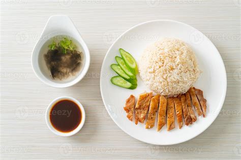 Grilled Chicken with Steamed Rice 18820937 Stock Photo at Vecteezy