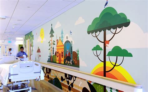 MATTEL CHILDREN'S HOSPITAL PHASE 1 | Childrens hospital, Kids room interior design, Mural