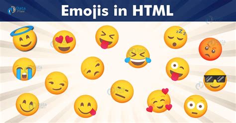 HTML Emojis - Emoji Characters in HTML - DataFlair