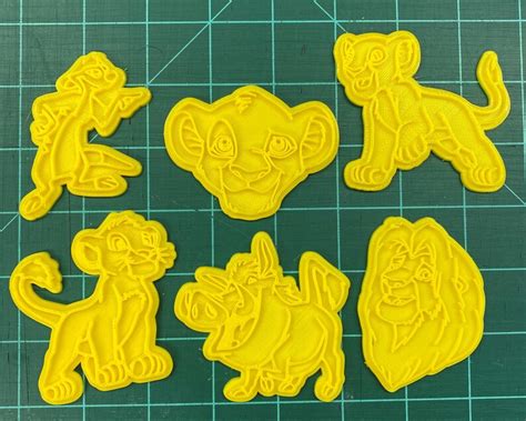 Lion King Cookie Cutters Pick Your Size and Colors | Etsy