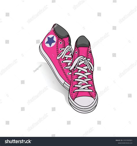 474 Converse Shoes Drawings Images, Stock Photos & Vectors | Shutterstock