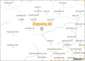 Esquipulas (Guatemala) map - nona.net