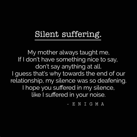 Suffering In Silence Quotes - ShortQuotes.cc