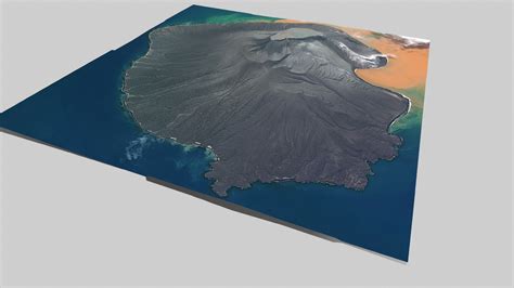 Volcano Krakatoa Indonesia - 3D Model by clickshop3d