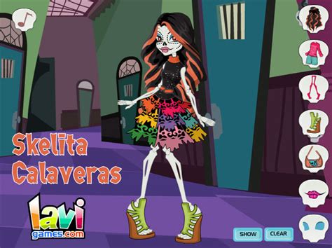 Monster High Skelita Calaveras Dress Up Game by Lavigames on DeviantArt