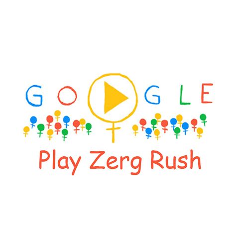 Play "Zerg Rush" by Google - elgooG