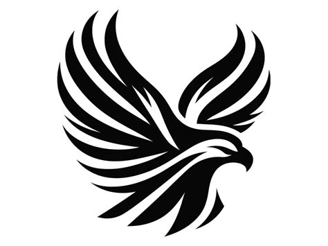 Black Eagle Logo Template PNG vector in SVG, PDF, AI, CDR format