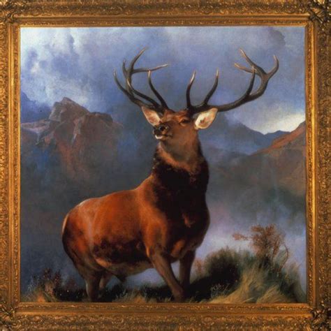 Iconic Scottish painting The Monarch of the Glen to be sold - BBC News