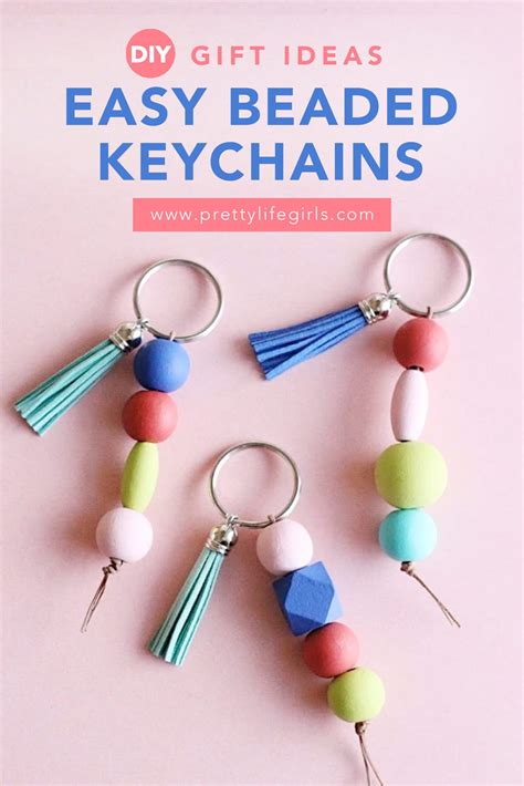 Easy DIY Beaded Keychain | The Pretty Life Girls