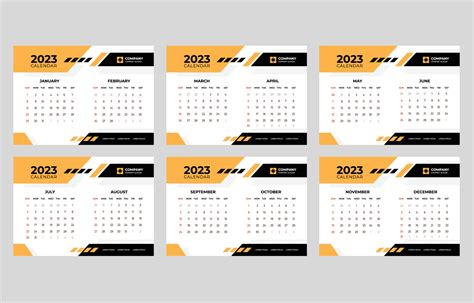 Business Calendar 2023 Template 14275810 Vector Art at Vecteezy