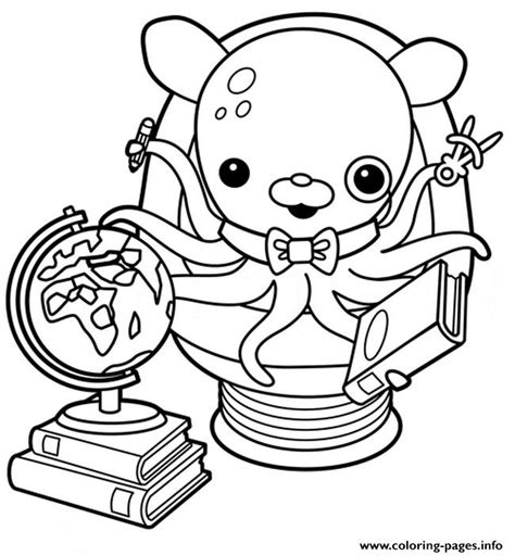 Professeur Inkling Les Octonauts Coloring page Printable